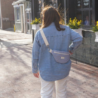 sac banane vichy marine