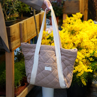 Quilted everyday tote