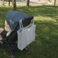 Organic cotton tote bag - Gingham collection