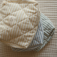 3 pochettes à rayures