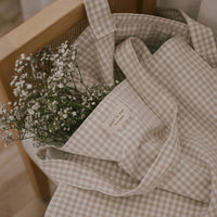 sac vichy beige