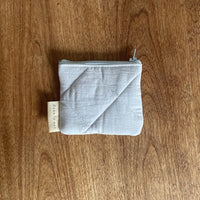 Porte-monnaie matelassé en coton