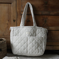 Organic cotton diaper bag - Gingham collection