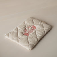 pochette liseuse crème