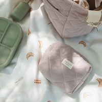 Mama bundle - Diaper bag + quilted pouch