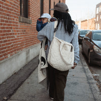 sac a couches vichy beige