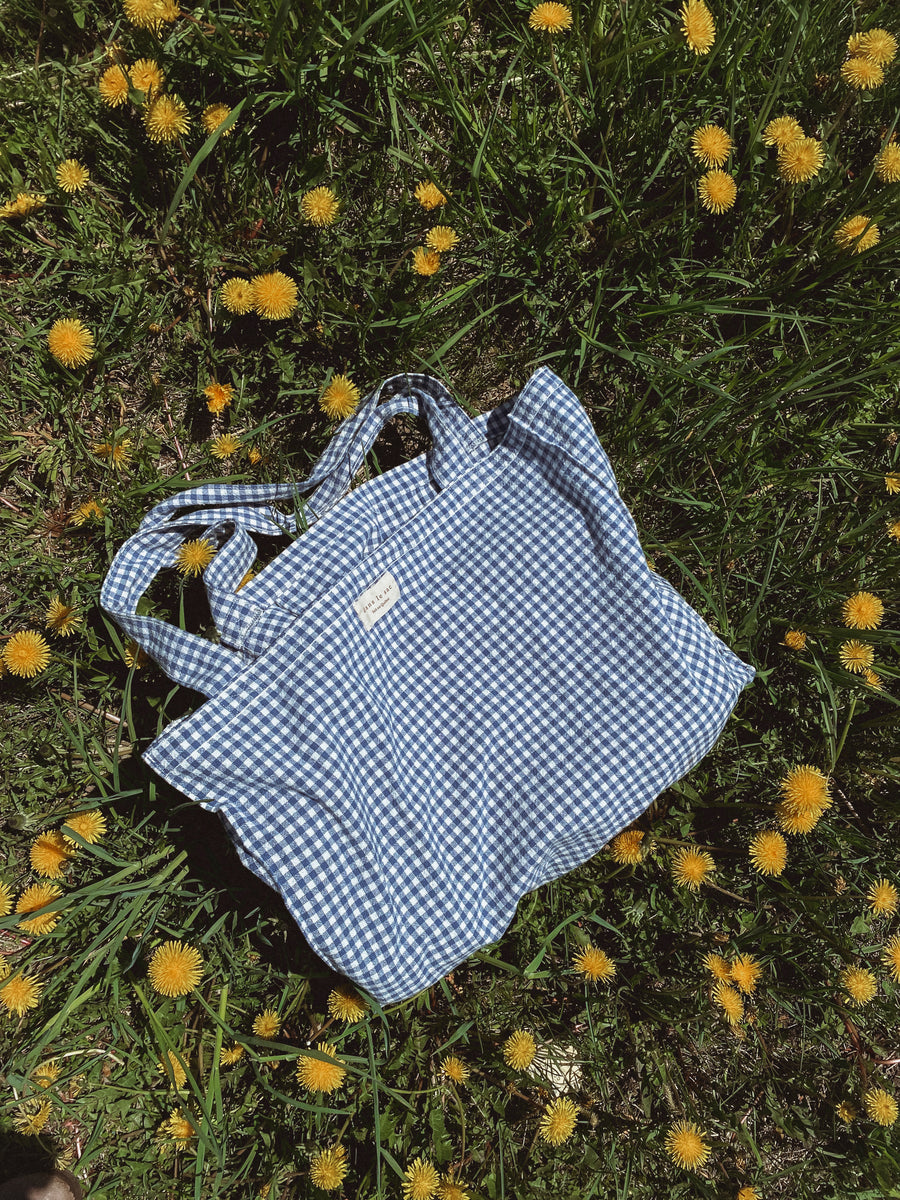 Fourre-tout en coton biologique - Collection Vichy