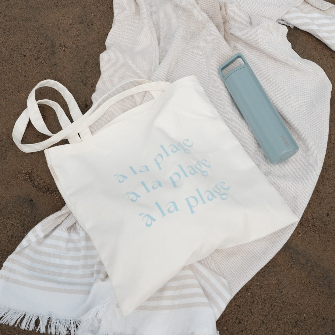 sac de coton sur la plage