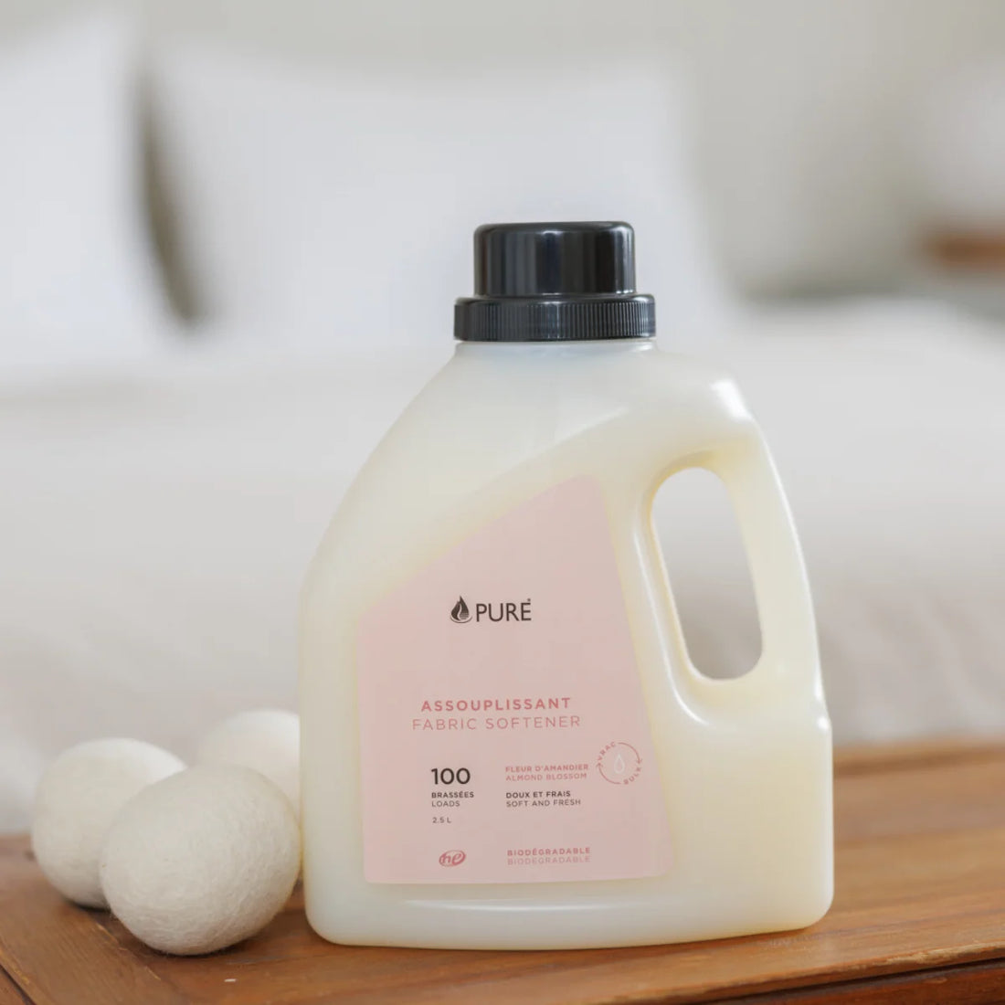 Assouplissant textile PURE – Douceur et fraîcheur durable