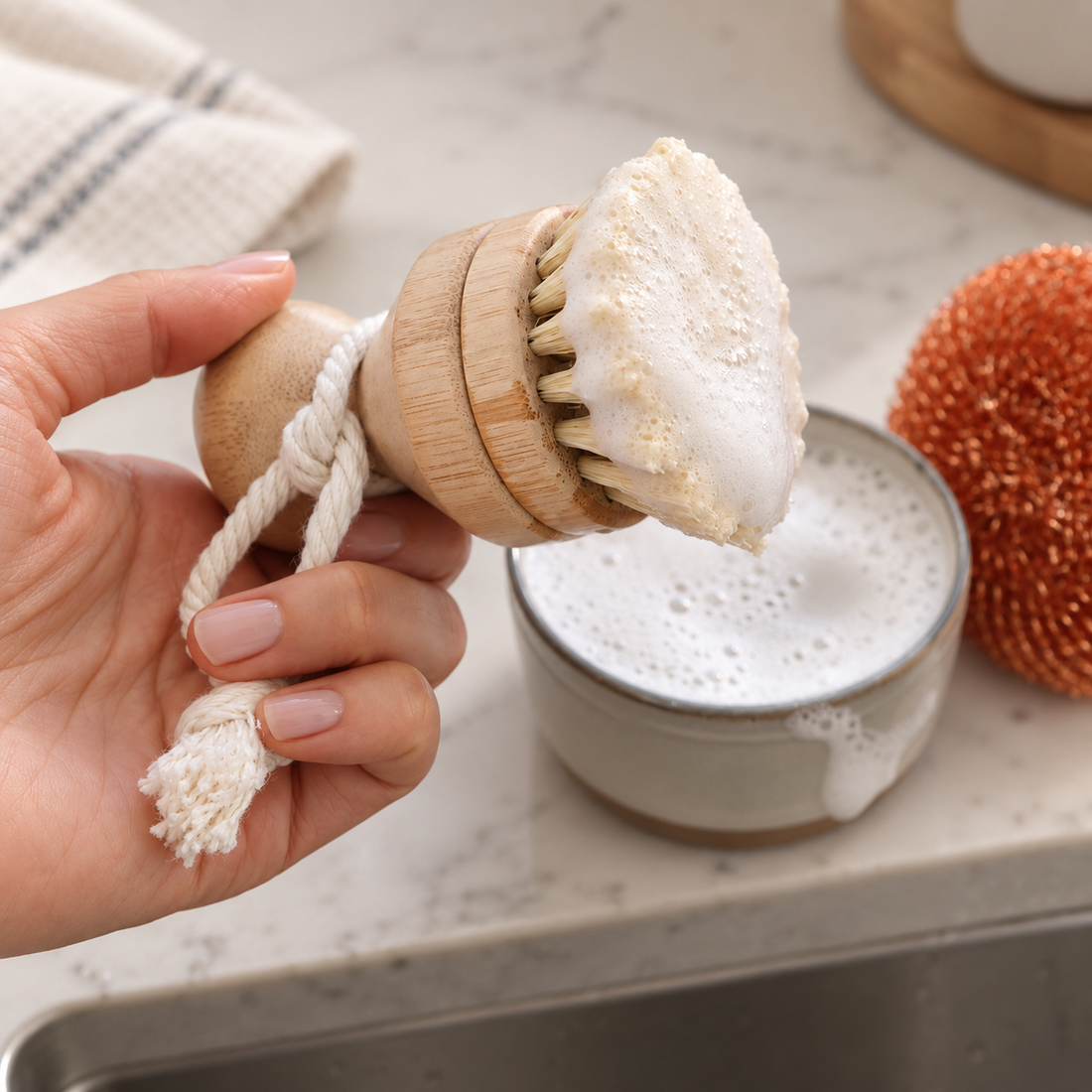 Recharge pour brosse à récurer en sisal et palmier