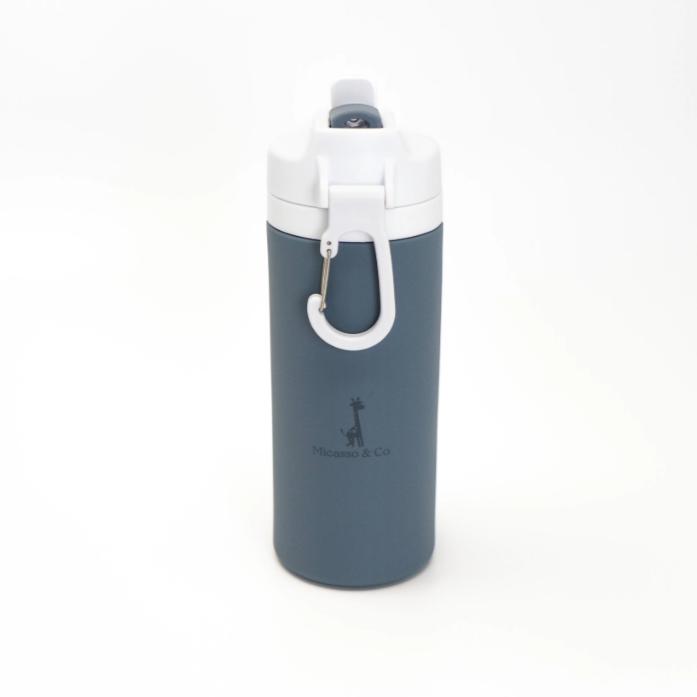 Bouteille d'eau en silicone 450 ml