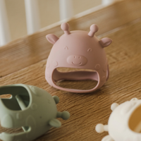 Mitaines de dentition en silicone – Girafe