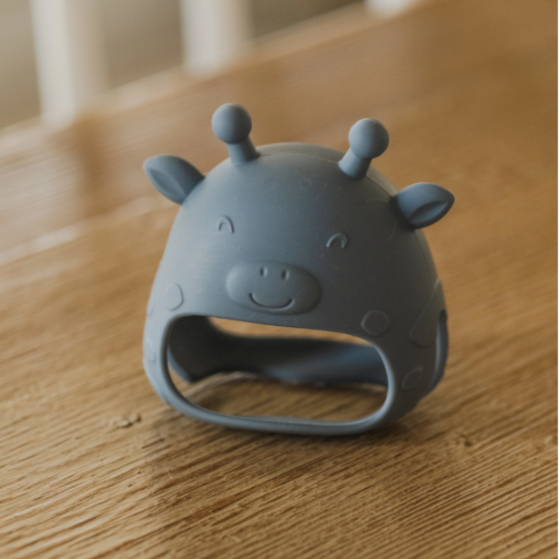 Mitaines de dentition en silicone – Girafe