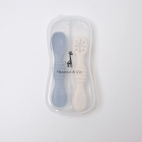 Les cuillères d'apprentissage en silicone