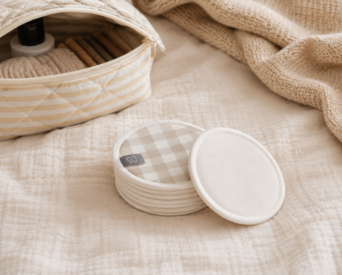 Compresses d’allaitement lavables – Paquet de 10