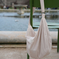 Crescent corduroy bag - Adjustable Shoulder Strap & Zipper Closure