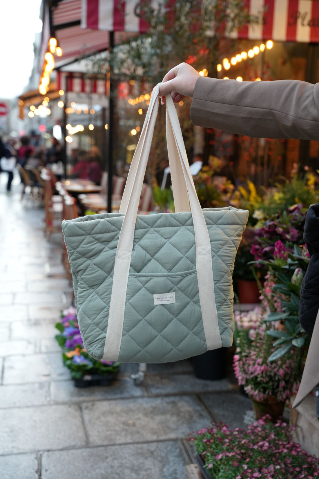 Quilted everyday tote