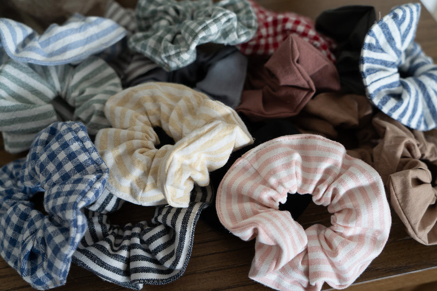 Chouchou en tissu recyclé