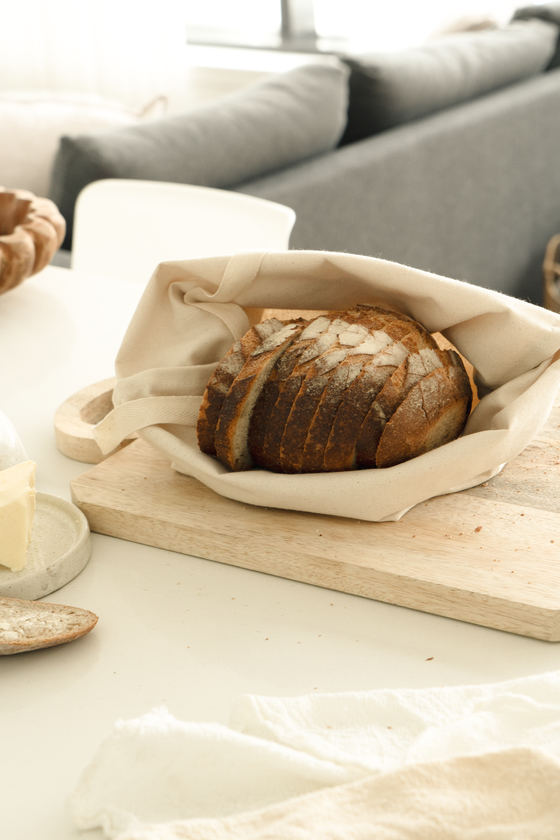 Sac à pain réutilisable - pour pain frais & boulangerie