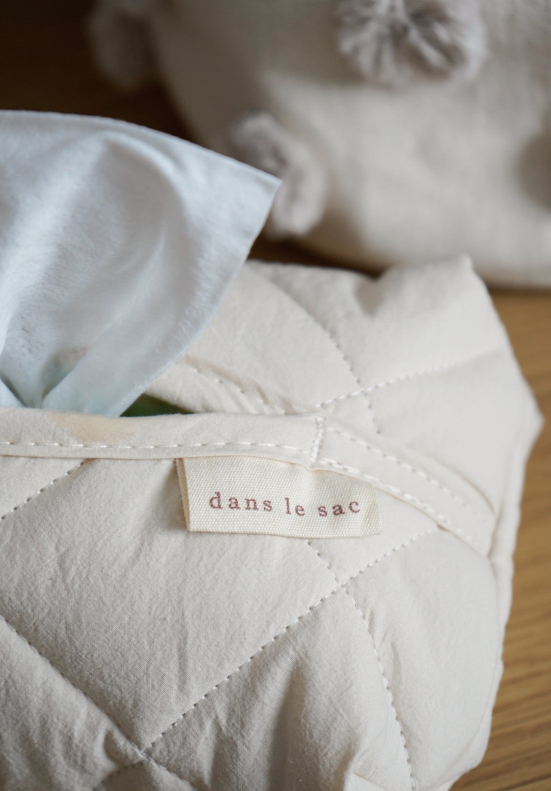 Étui à lingettes matelassé