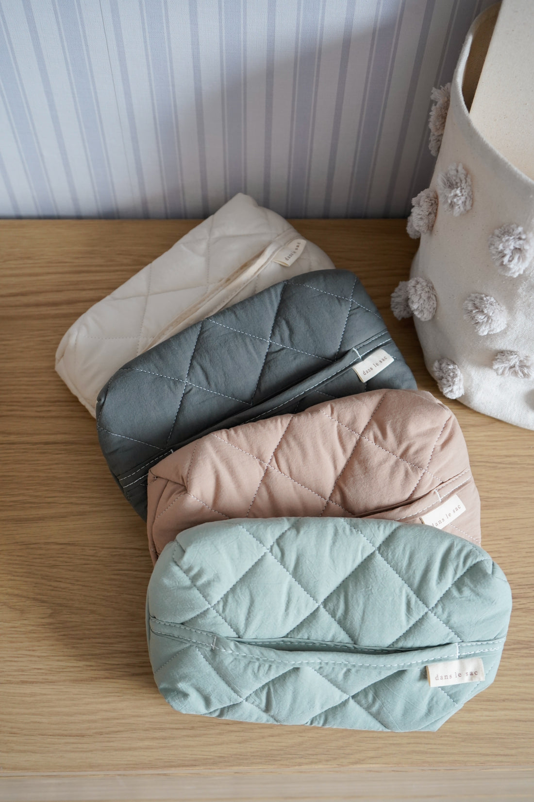 Étui à lingettes matelassé