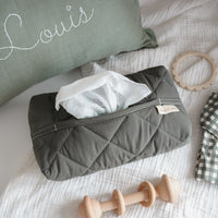 Étui à lingettes matelassé