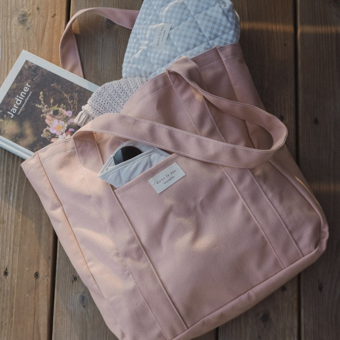 sac corail sur le sol
