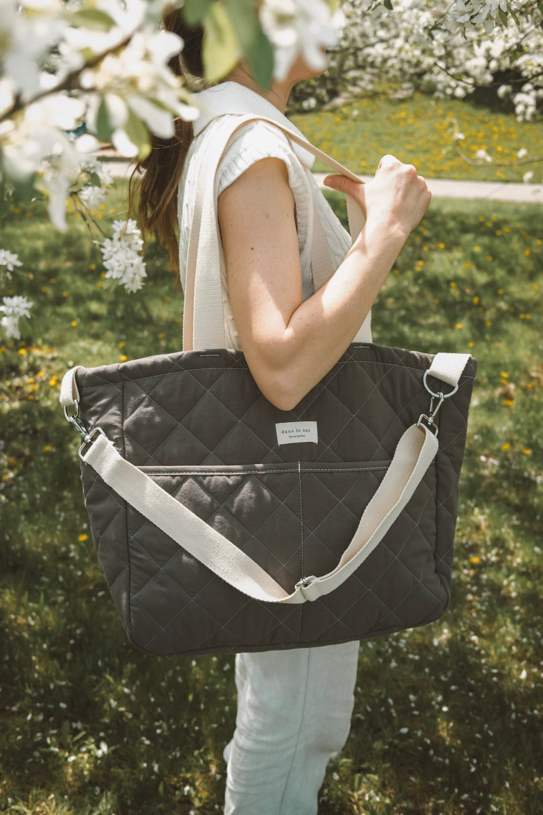 Diaper bag + changing mat set