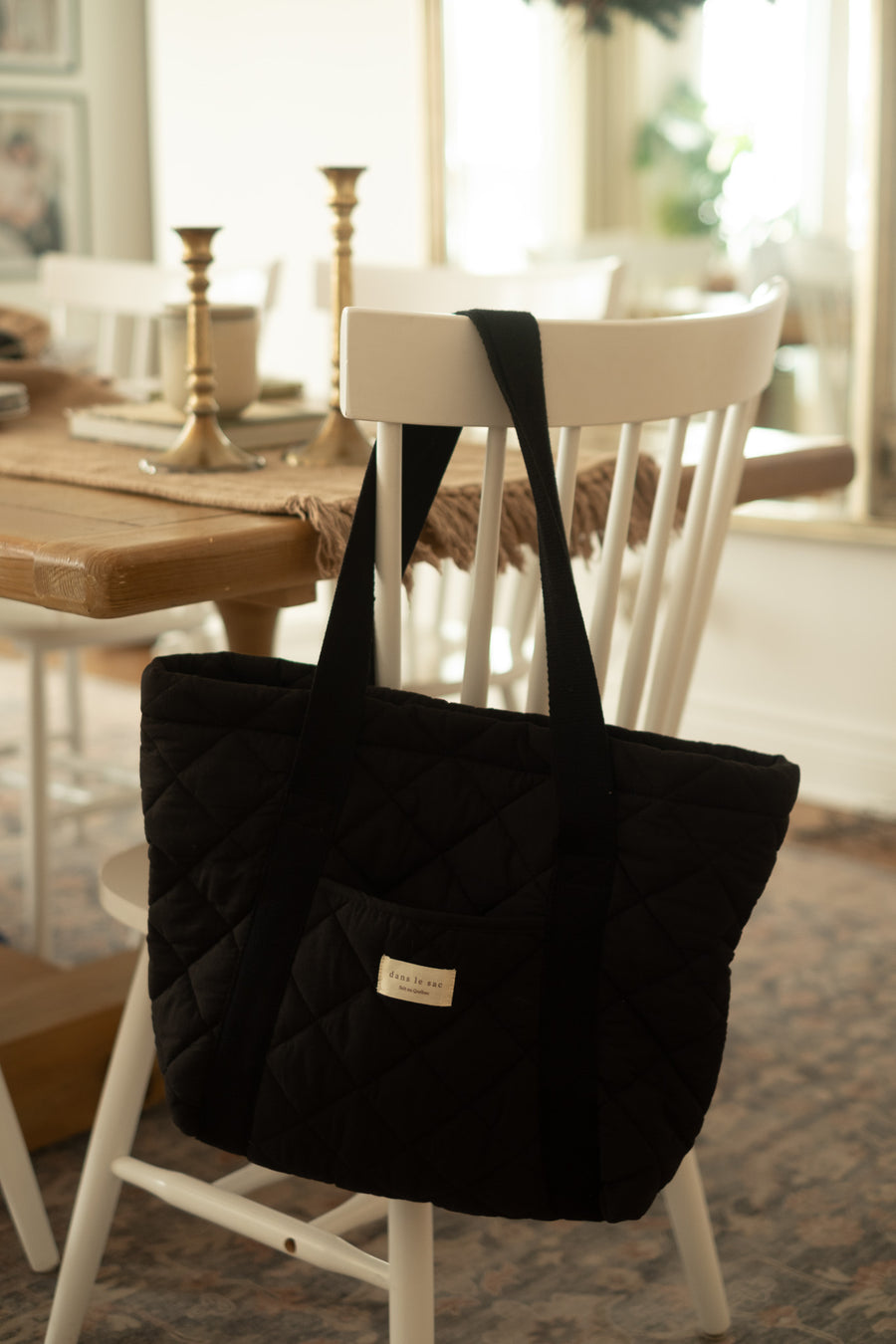 Fourre-tout matelassé pour le quotidien