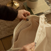 Crescent corduroy bag - Adjustable Shoulder Strap & Zipper Closure