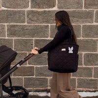 Convertible backpack worn as a shoulder bag