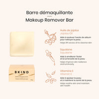 Barre démaquillante avec squalane et vitamine E - dans le sac