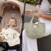 sac organisateur poussette menthe