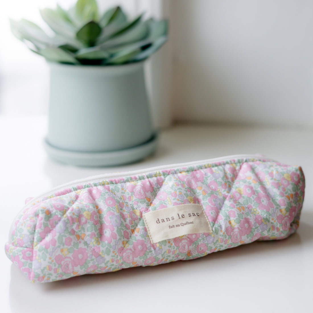 étui à crayons pétale