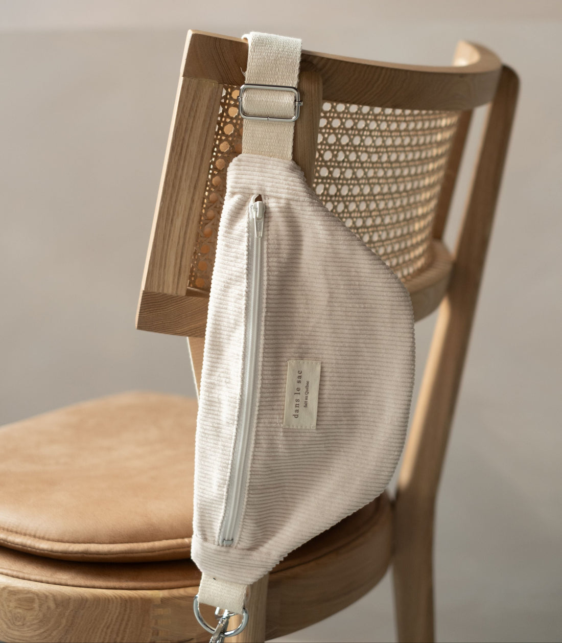 sac banane en corduroy