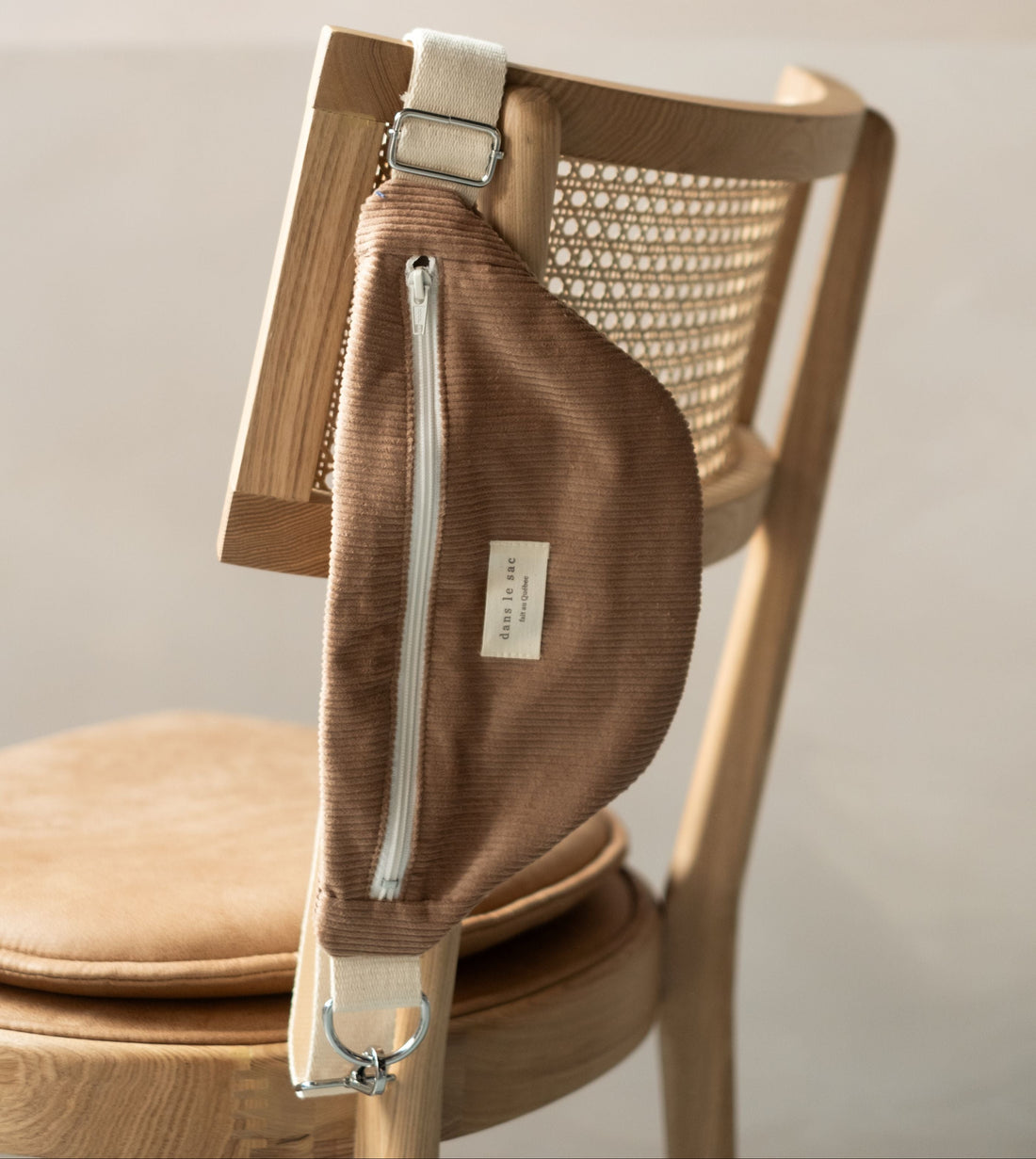 Sac banane corduroy dune