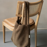 fourre-tout en teddy sherpa olive