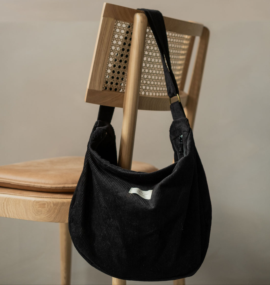 Sac bandoulière en corduroy