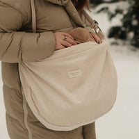 Crescent corduroy bag - Adjustable Shoulder Strap & Zipper Closure