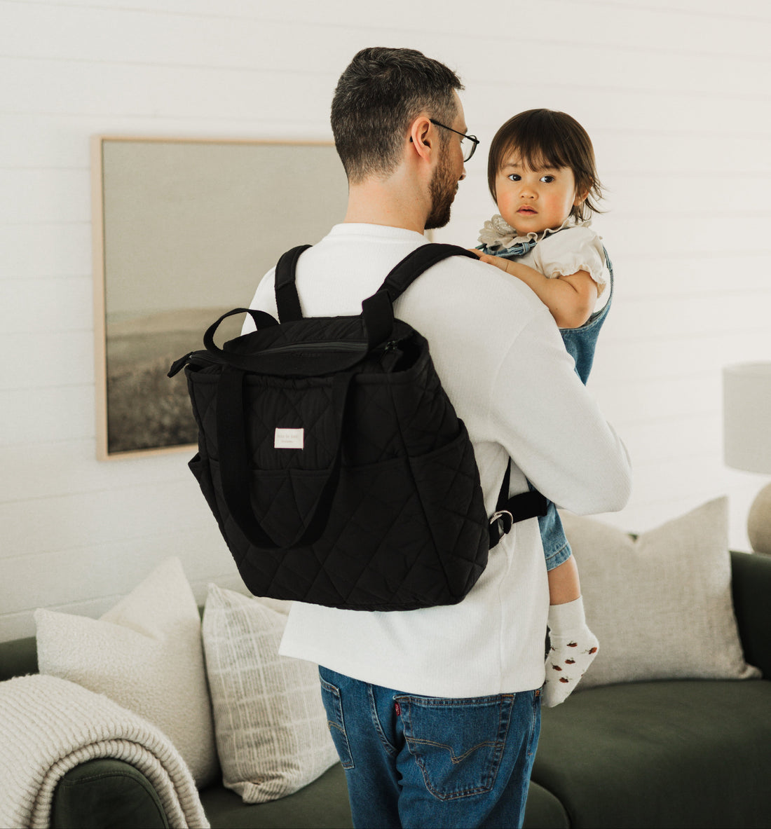 sac à dos noir - sac à couches