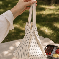 sac pour pique nique - en coton dans le sac