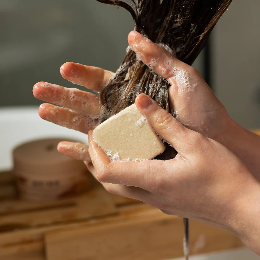 Shampoing en barre pour cheveux normaux à gras – Pamplemousse et eucalyptus