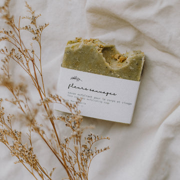 Exfoliating soap bar - Wild flowers