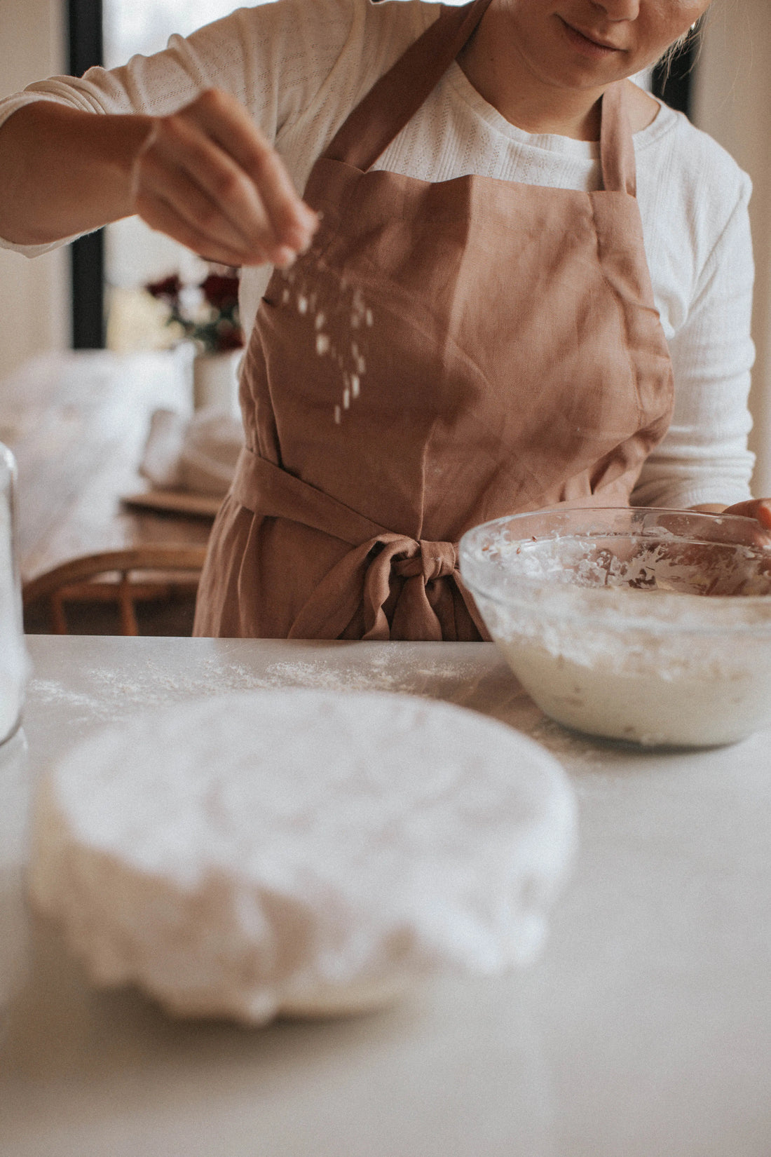 Linen apron