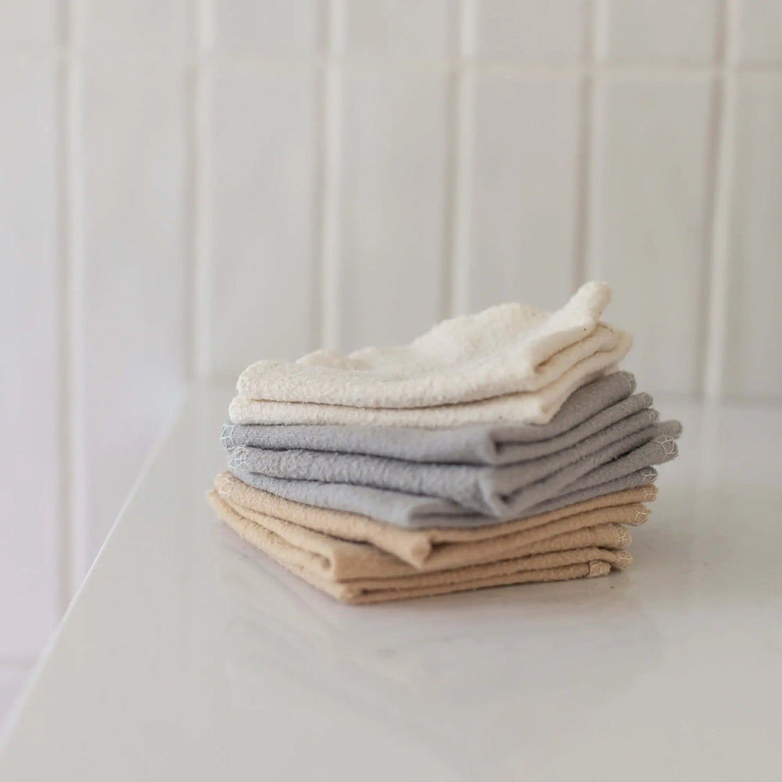 Ensemble de lingettes douces pour bébé, réutilisables et écologique