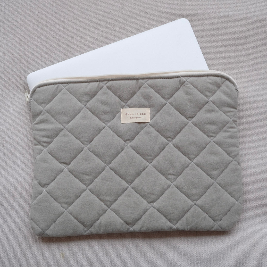 pochette ordinateur menthe