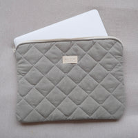 pochette ordinateur menthe