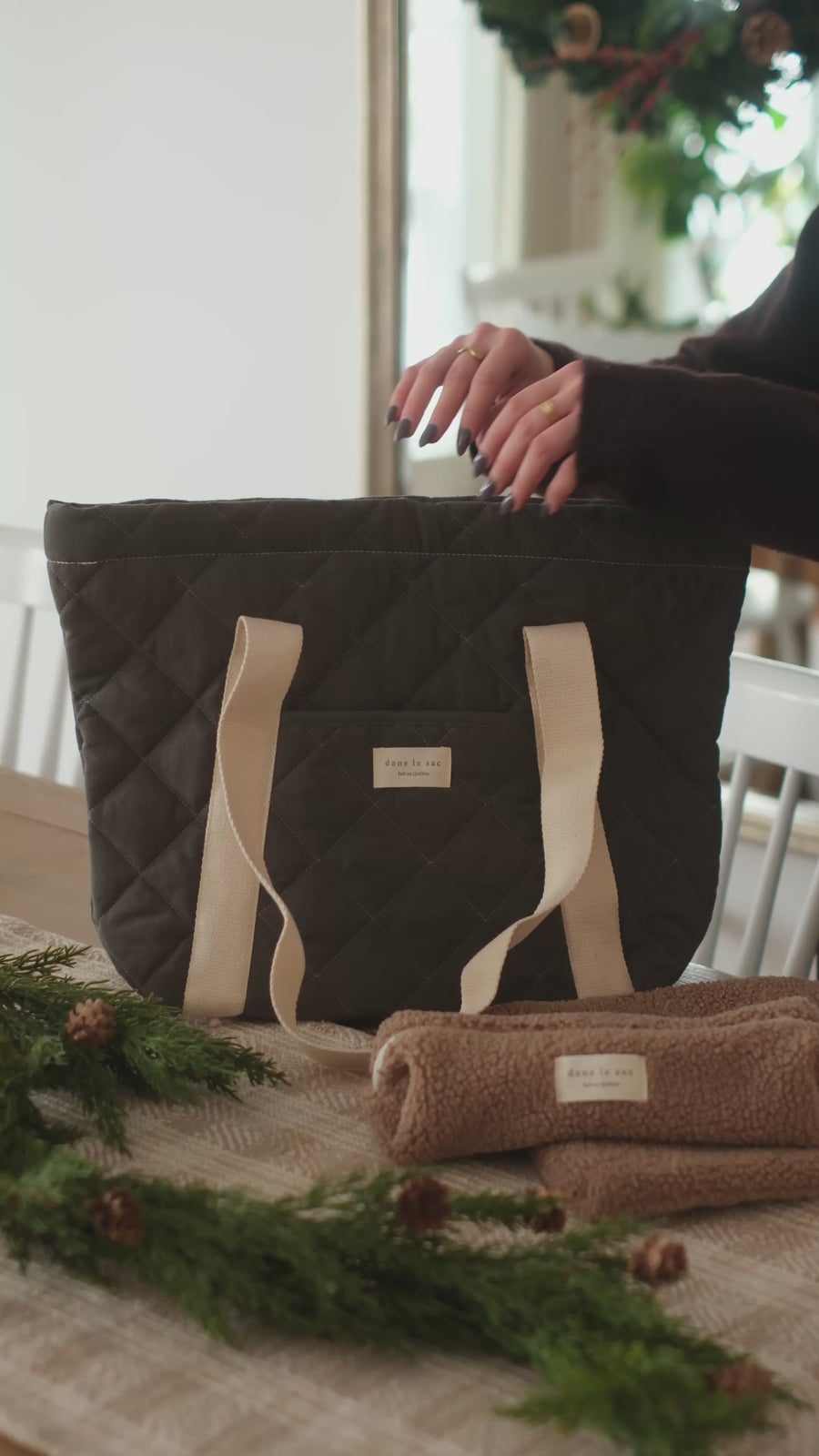 Ensemble trio pour le travail - Fourre-tout, pochette pour ordinateur et étui à crayons