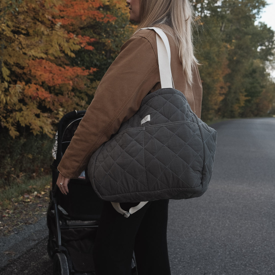 sac à couches dans le sac