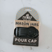 Mason jar drink cap recap couvercle pot mason boire